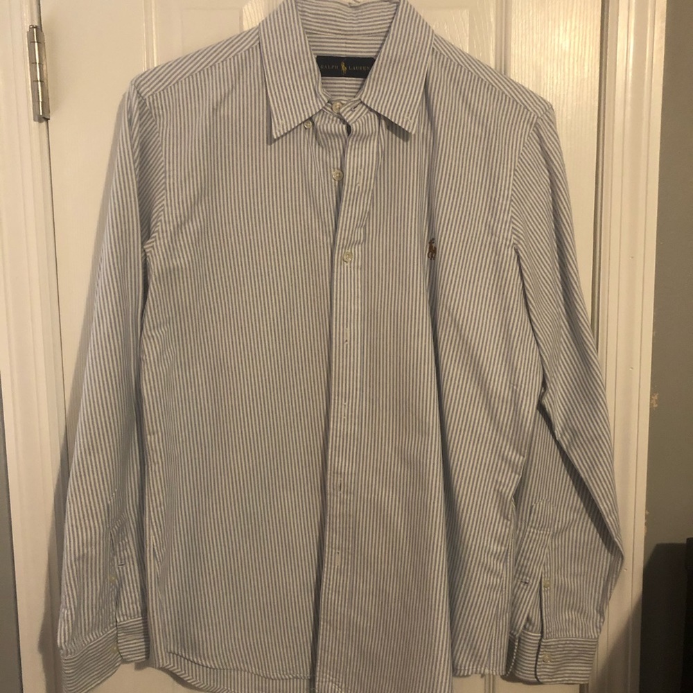 Ralph Lauren Pinstripe Oxford Shirt Medium
